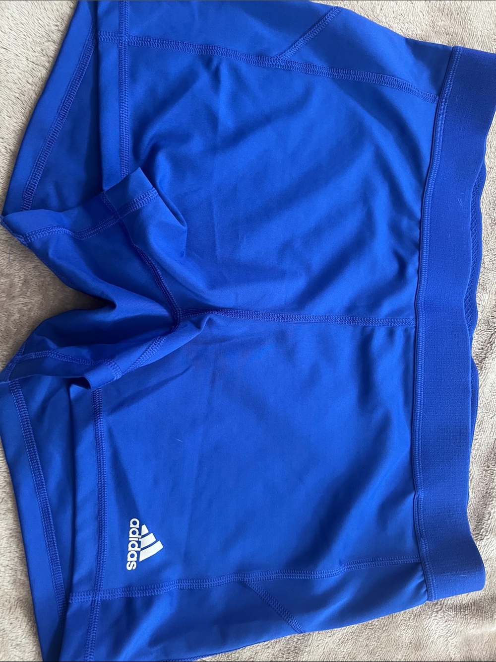 adidas Women's Athletic Shorts in Royal Blue